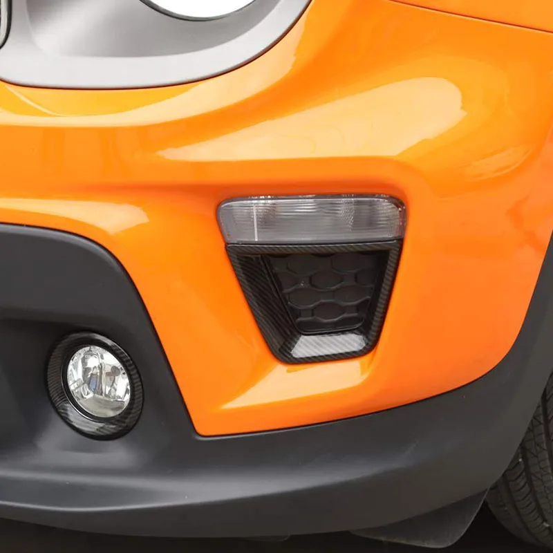 Передний противотуманный светильник Накладка для Jeep Renegade ABS противотуманный светильник декоративная накладка автомобильные аксессуары