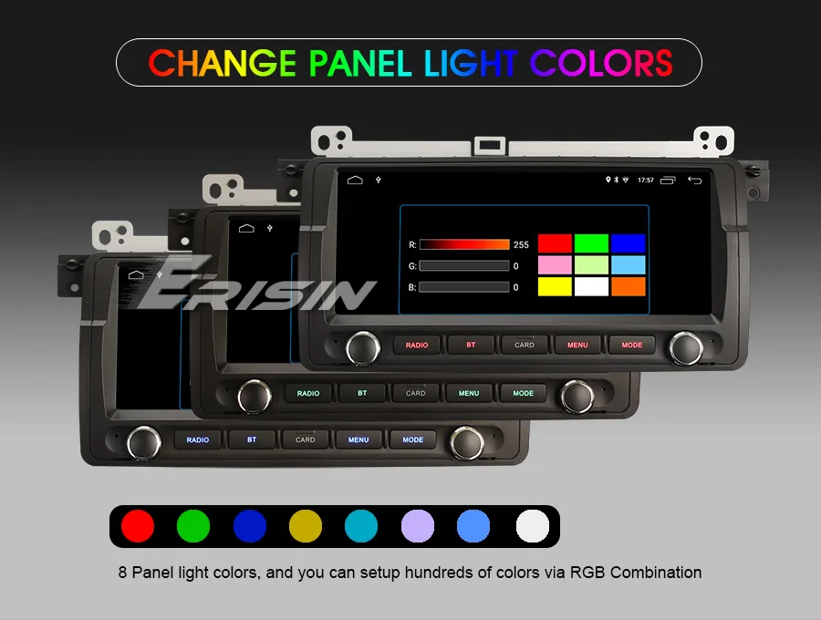 Sale Erisin ES2906B 8.8" HD Android 9.0 Car Stereo GPS Sat Nav DAB+ DSP for BMW 3er E46 318 M3 Rover75 MG ZT 9