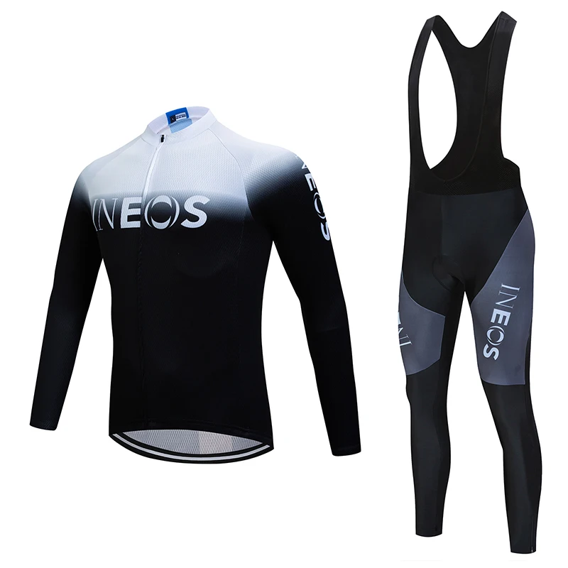 2019 INEOS equipo Ciclismo JERSEY 20D bicicleta pantalones conjunto Ropa hombre invierno térmico polar pro Maillot de b|Велосипедные