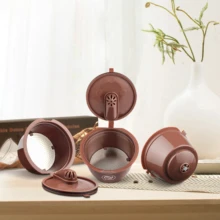 

Reusable Coffee Capsule For Dolce Gusto Upgrade Refillable Coffee Pod Filter For Nescafe Cafeteira Machine Crema Coffee Filter