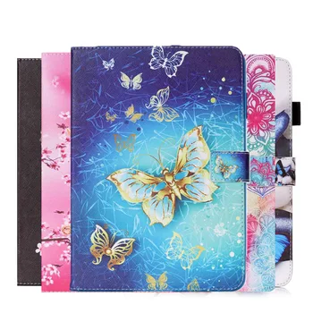 

3D Fashion Painting PU Leather Case For iPad 9.7 2017 2018 model A1822/A1893 smart cover for ipad 7 8 protective case