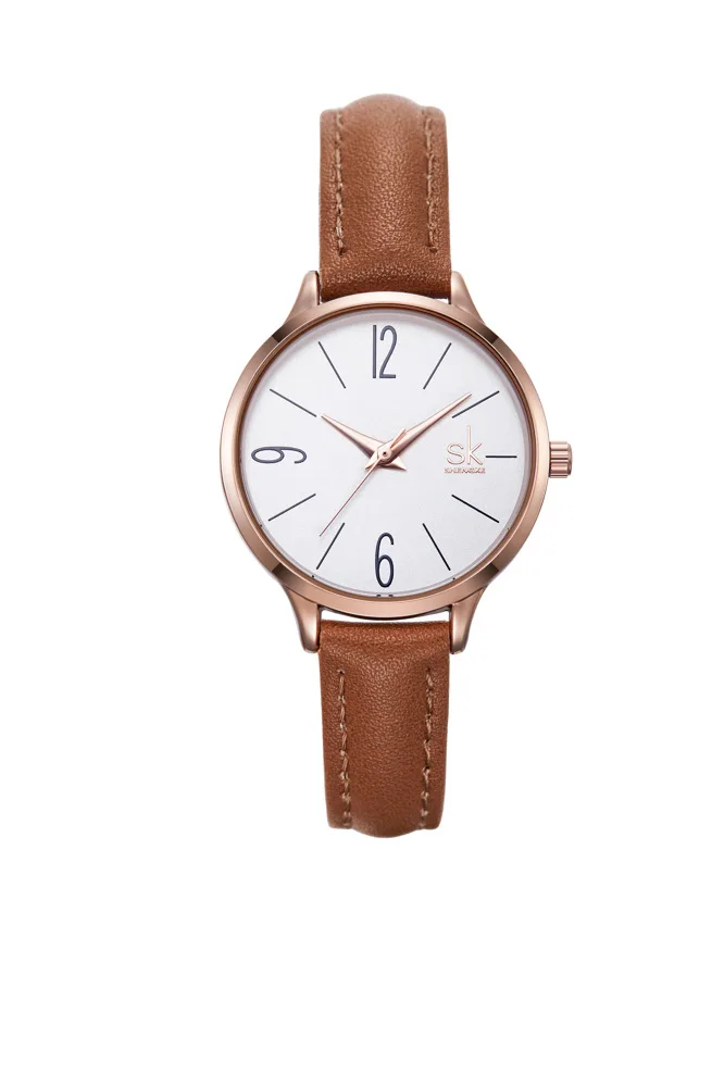 

Shengke sheng ke K8064 Fashion Simple Dial Ladies' Students Belt Quartz Watch