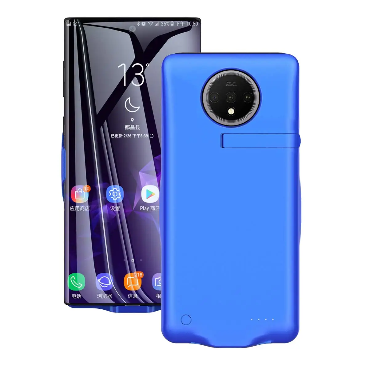 

Battery Charger Case For Oneplus 7T 6500mAh Extended Backup Power Bank Charging Cover for One Plus 7T OnePlus 7 T Case Battery