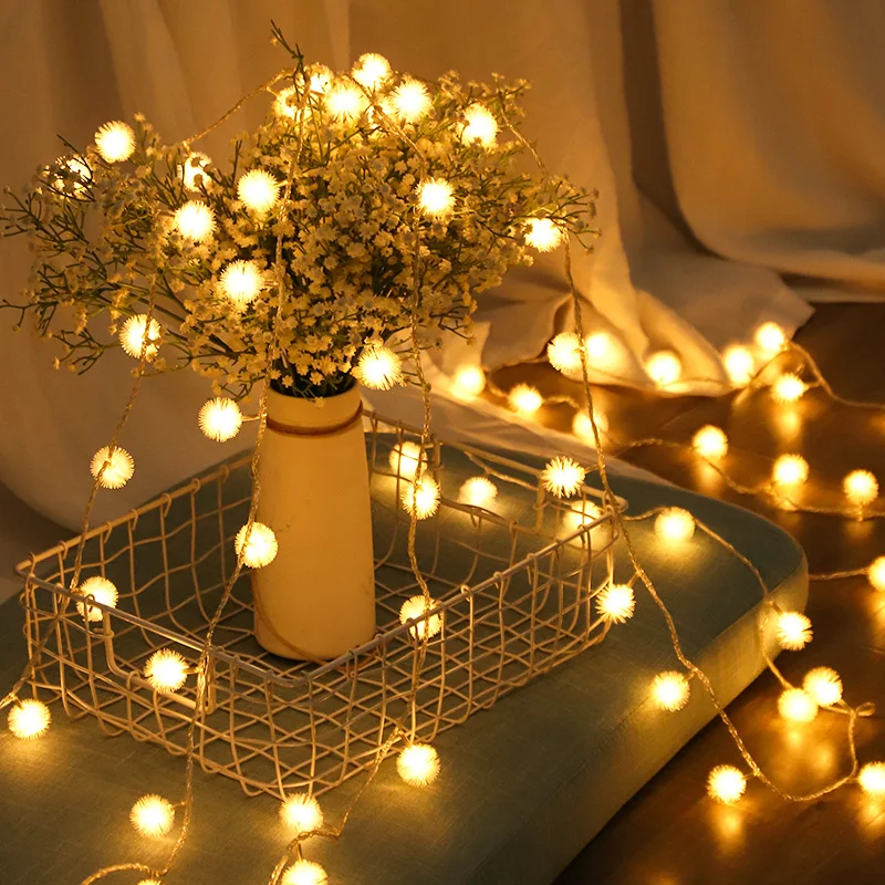 String Lights Outdoor Dandelion LED Garland Lights Christmas Decorations For Home Fairy Tree Lamp Chain Valentines Wedding Salon String Lights Outdoor Dandelion LED Garland Lights Christmas Decorations For Home Fairy Tree Lamp Chain Valentines Wedding Salon