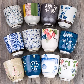 

japanese ceramic tea cup for puer teacups porcelain chinese kung fu cup