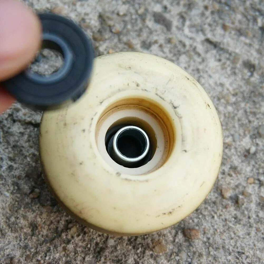 4/8 Pcs 10mm Long Alloy Bearing Spacer For Scooter Or Skateboard Wheels 8mm ID For 8mm Axles Between 608 Bearing Spacer 4/8 Pcs 10mm Long Alloy Bearing Spacer For Scooter Or Skateboard Wheels 8mm ID For 8mm Axles Between 608 Bearing Spacer