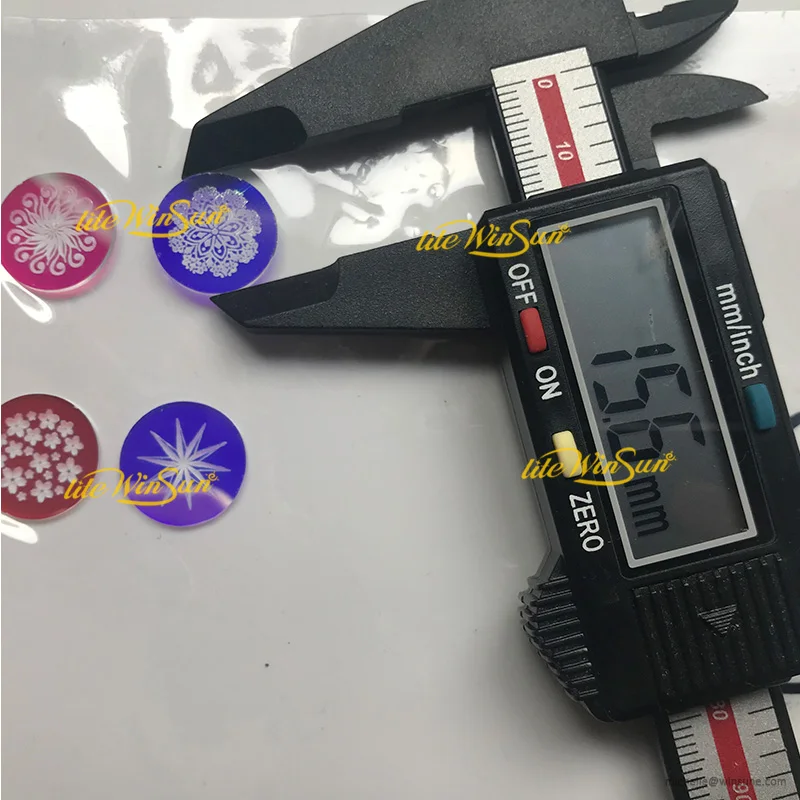 3d gobo effect 15mm glass stage lighting accessory gobo color wheel