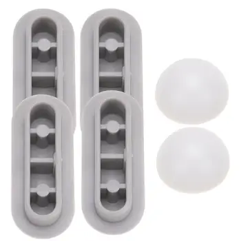 

4pcs Antislip Gasket Toilet Seat Bumper Bathroom Products Lifter Kit Increase The Height Toilet Seat Cushioning Pads with 2pcs
