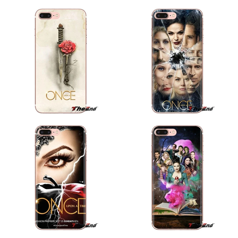For Samsung Galaxy S2 S3 S4 S5 MINI S6 S7 edge S8 S9 Plus Note 2 3 4 5 8 Coque Fundas Once Upon A Time book Soft TPU Phone Cover |