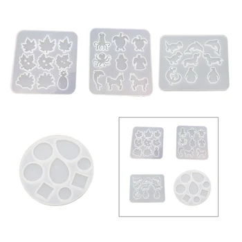 

Maple Leaf Gems Shape Molds Jewelry Making DIY Epoxy Resin Mould Silicone Mold