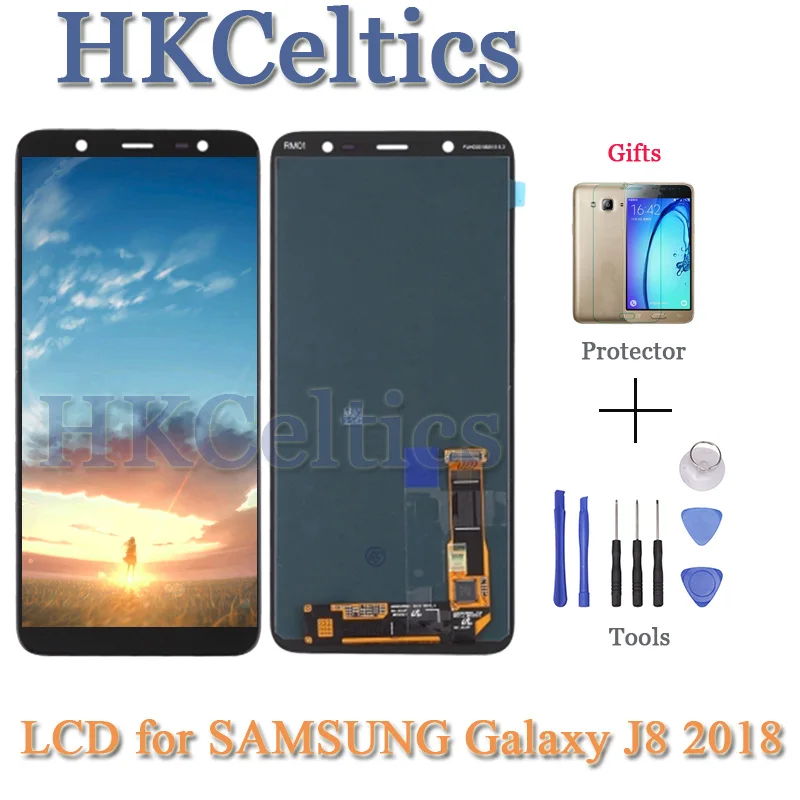 ЖК-дисплей и сенсорный экран для Samsung Galaxy J8 2018 J810 | Мобильные телефоны аксессуары