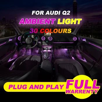 

For Honda Accord 64 colors LED door panel ambient atmosphere lighting center console LED light 2015+ car accessories