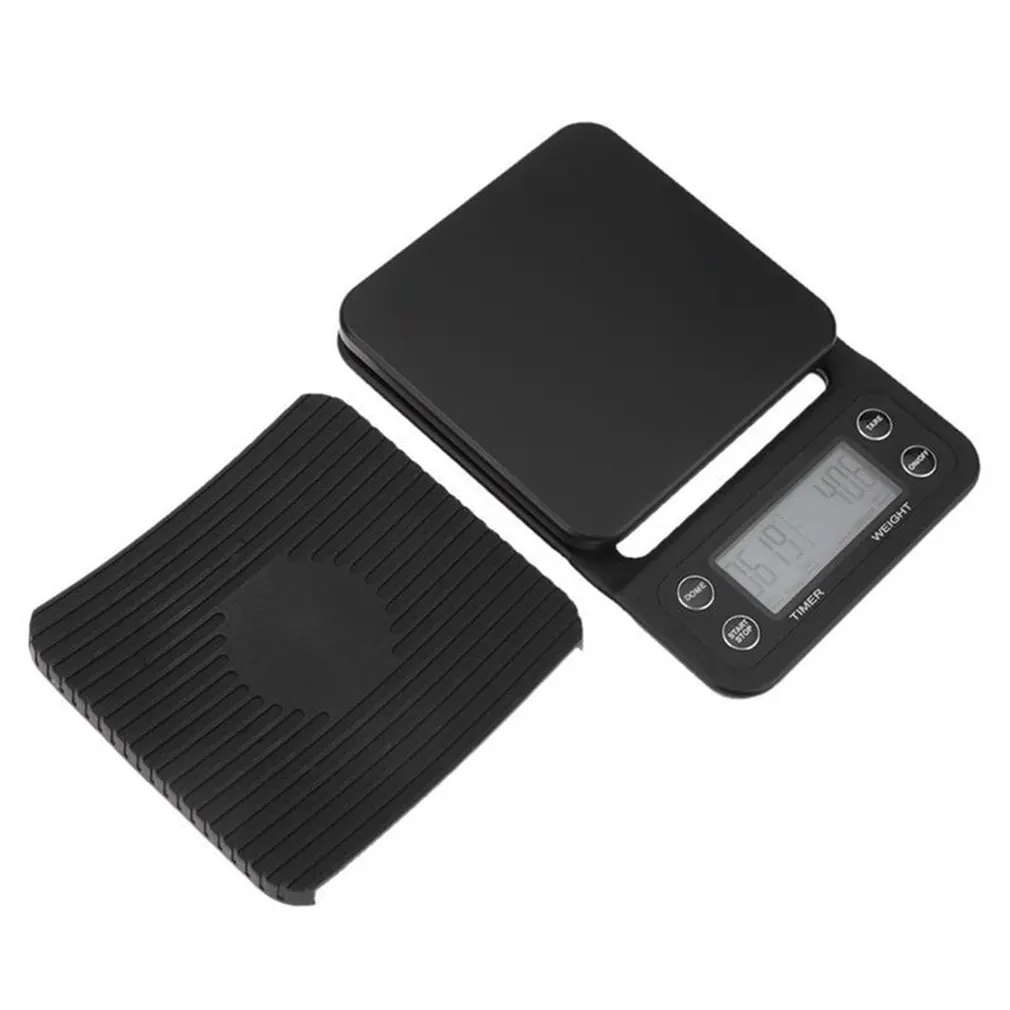 

3kg/0.1g 5kg/0.1g Drip Coffee Scale With Timer Portable Electronic Digital Kitchen Scale High Precision LCD Scales