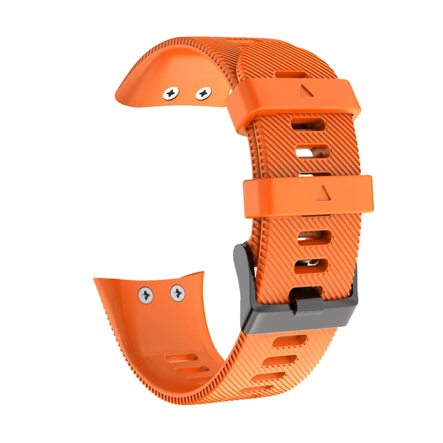 Orange 18 мм 20 мм мягкий силиконовый смарт-браслет для Garmin Forerunner 45 Часы спортивный ремешок для Garmin Forerunner 45S смарт-часы - Цвет: Orange