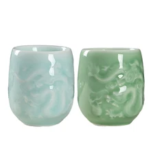 Чайная чашка Longquan Celadon керамическая чайная чашка мастер чайная чаша чайный набор кунг-фу чашки чайная посуда контейнер посуда для напитков 150 мл чашка для воды ремесла