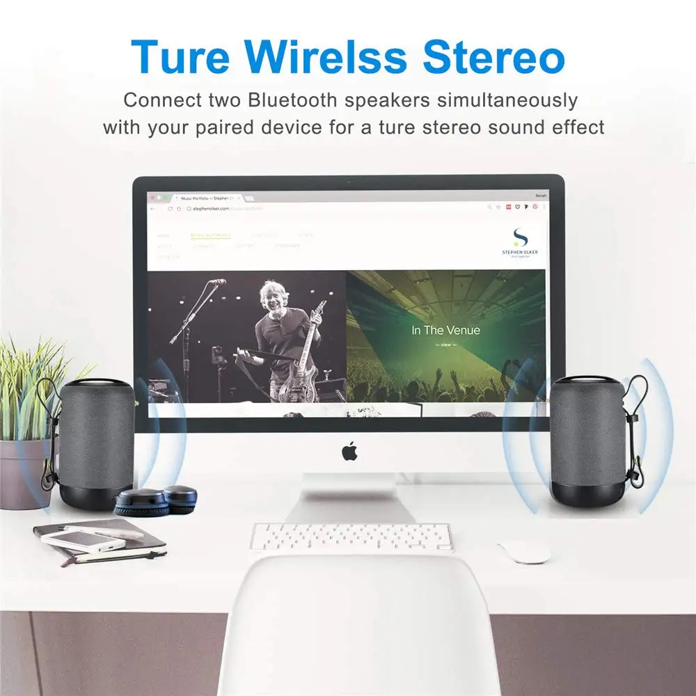 Портативные Tws 10w bluetooth колонки беспроводной громкоговоритель звуковая панель