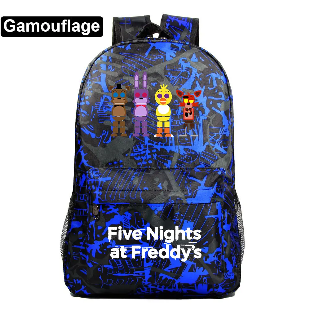 Мультяшная игра ужасов пять ночей с Фредди мальчик девочка книжный школьный рюкзак женский рюкзак школьная сумка для подростков мужской студенческий рюкзак - Цвет: 13