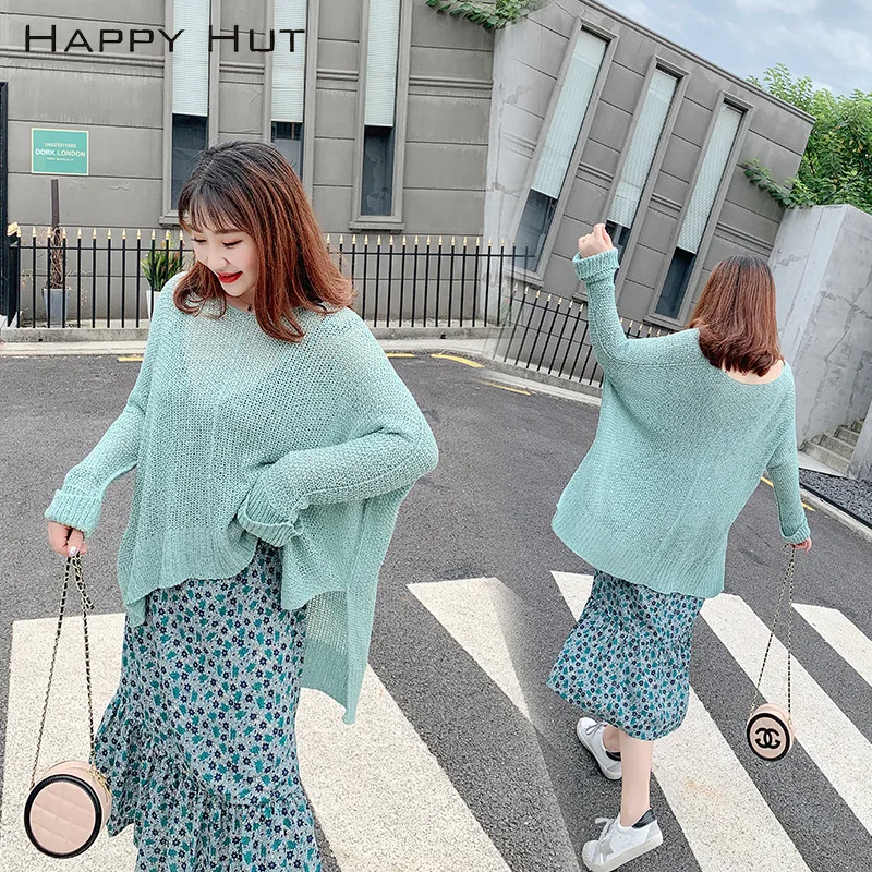

2019 autumn new lazy wind large size women's fat mm hole blouse with ruffled floral sling dress