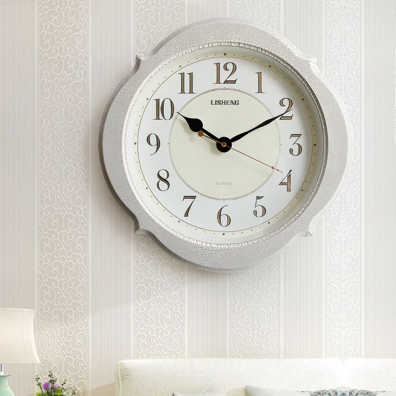 

European Simple Wall Clock Fashion Modern Wall Clock Creative Living Room Orologio Da Parete Digitale Digital Watch AA50WC