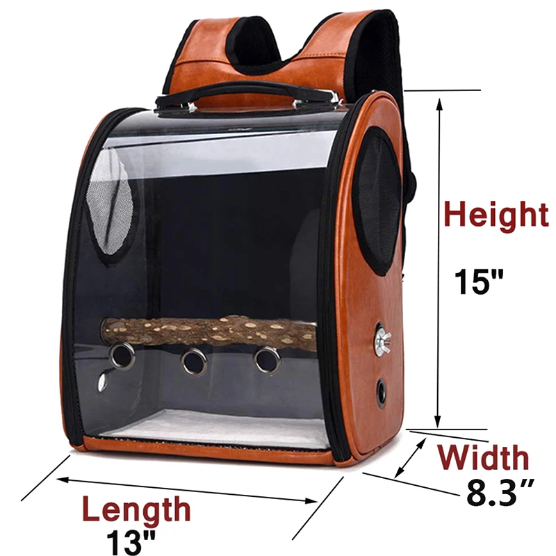 Переноска для птиц с окунем попугай путешествия легкая клетка-рюкзак космическая капсула Пузырьковые сумки