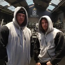 Весенне-осенняя модная повседневная однотонная толстовка с капюшоном для мужчин, пуловер, мужская толстовка с капюшоном на молнии, топы, большой размер 3XL