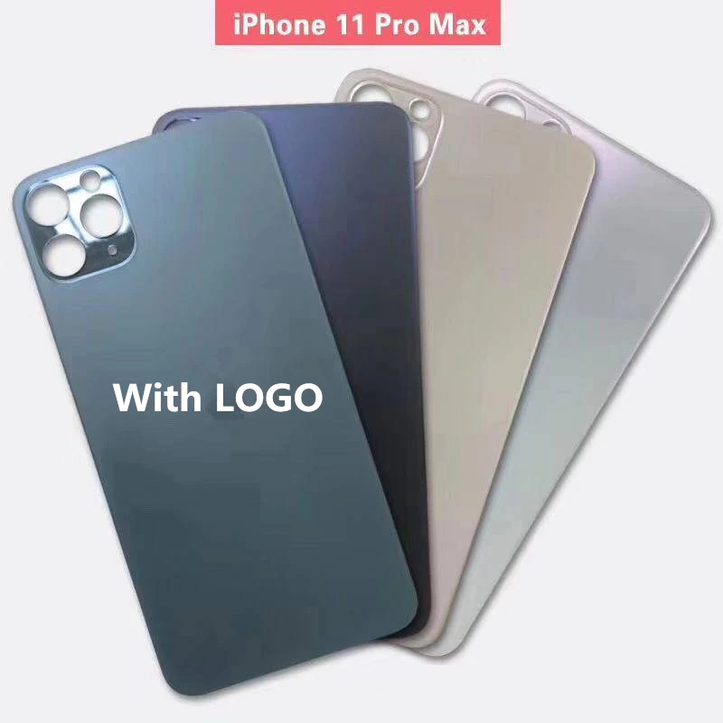 Novecel 6 Colors Moblie Phone Back Cover Case For iphone 11 Rear Battery Door Back Housing With Big Hole Back Glass Replacement
