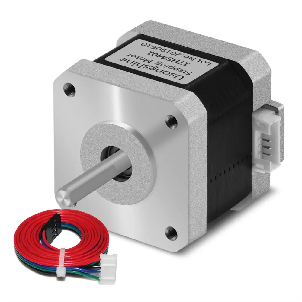 Шаговый двигатель Nema 17 42bygh 5 шт. 4 свинцовый шаговый Nema17 сертификация CE 17HS4401 для 3D