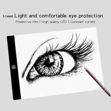 A4 A5 USB СВЕТОДИОДНЫЙ светильник Тонкий светильник Pad светильник коробка для алмазной живописи Artcraft Акварельная копия тату копия квилтинг Xray Pad