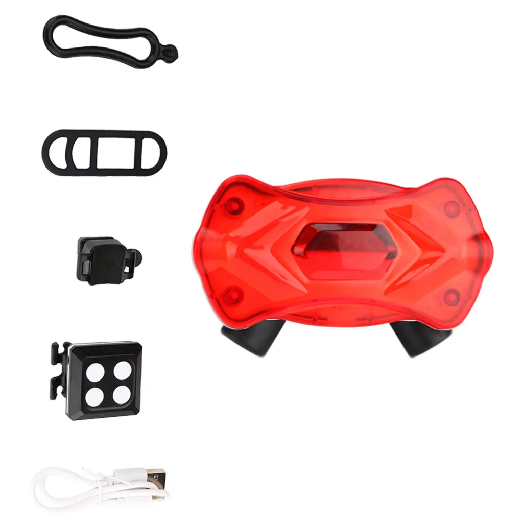 Flash Deal ISHOWTIENDA 2019 Bicycle Bike Rear LED Tail Light Wireless USB Remote Control Turn Signals Light #py6 1