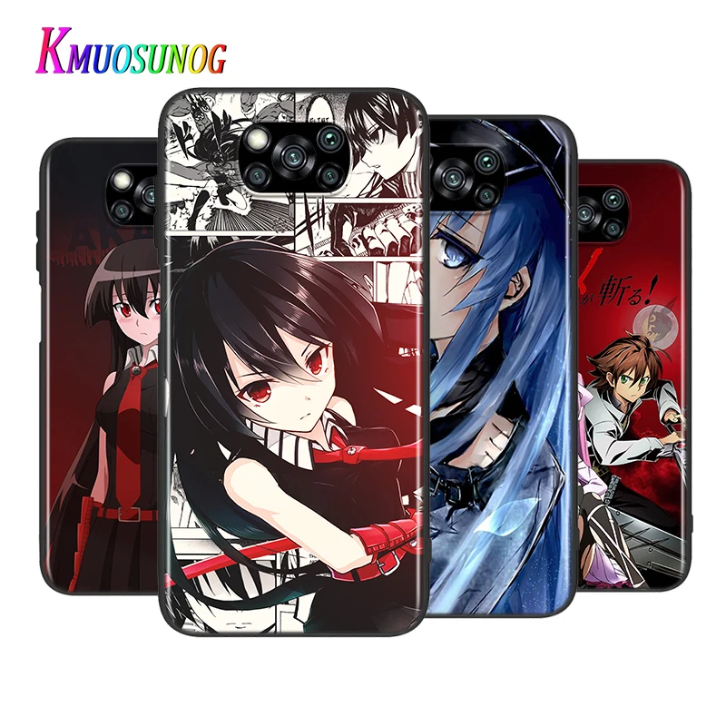 Akame Ga Kill Anime For Xiaomi Mi 11 10T Note 10 Poco X3 NFC M2 X2 F2 C3 M3 Play Mix 3 A2 8 Lite Pro Phone Case