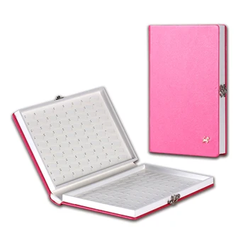 

TP 160 slots Color Card Nail Display Book Nail Polish Organizer Nail Art Shelf Embedded Dedicated Board with 168 pcs False Tips