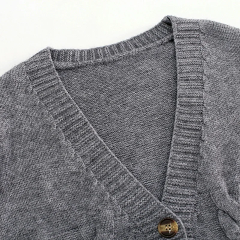 Short style high-waisted slim plastic sweater women 2023 spring new single-breasted knitted cardigan twist small jacket 6