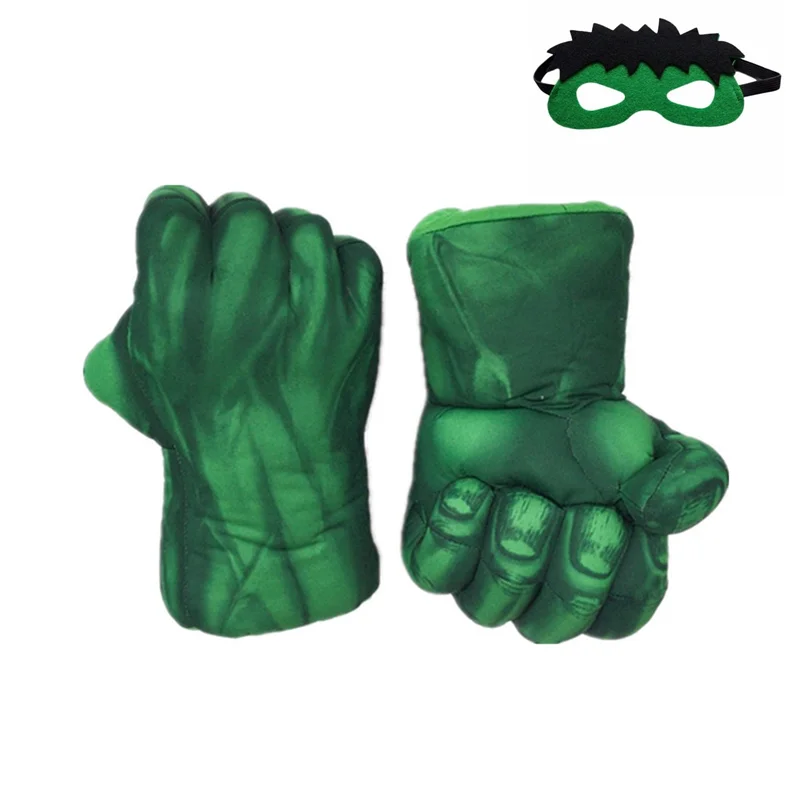 

1 Pair Hulk Smash Hands Iron Plush Man Gloves Performance Accessories Toys Cosplay Accessories