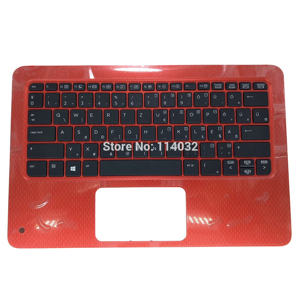 

HU laptop keyboard for HP Probook X360 11 G1 EE HU Hungary Language black kb red Upper cover 6070B1118401 6037B0129320
