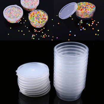 

13pieces DIY Foam Mud Storage Container Light Clay Organizer Box with Lid for Playdough Mud Clay 6.8*2.9cm