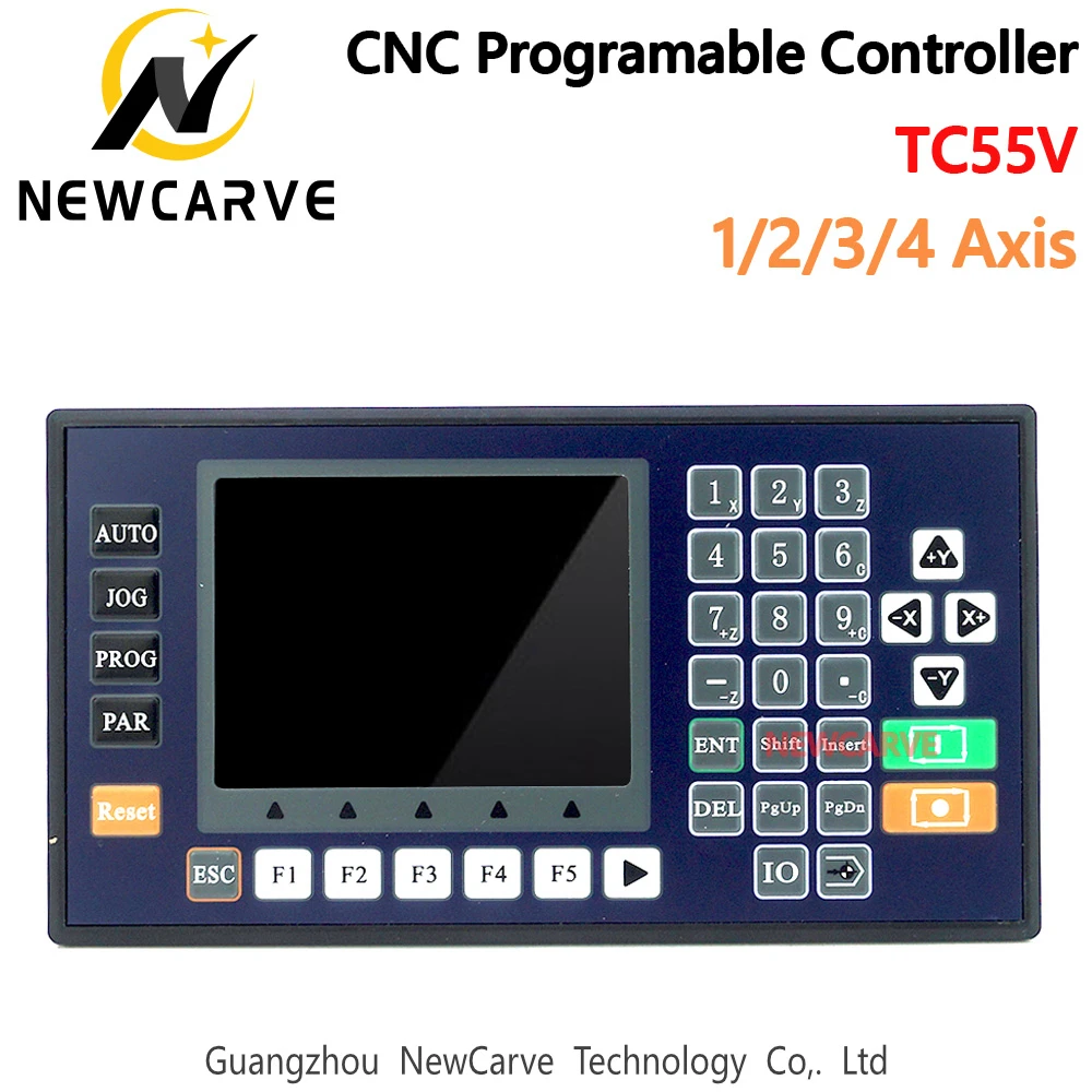 

CNC Programmable Controller TC55V 1 2 3 4 Axis motion controller Servo Stepper Motor Control LCD Display For CNC Router NEWCARVE