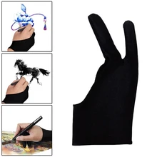 Мужские перчатки для планшета перчатки художника с 2 пальцами для планшета чертежное масло живопись Привет 888