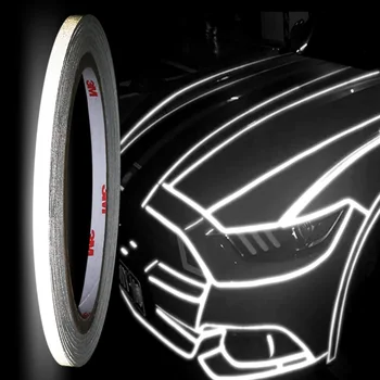 

Car Body Stickers Luminous Reflective Sticker Cover Scratches Warning Stickers Beauty Decorative Exterior Self-adhesive adornmen