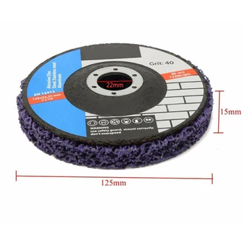 

4 inch Grinding disc Angle Grinder Stainless Steel Finishing Buffing Wheel Boat