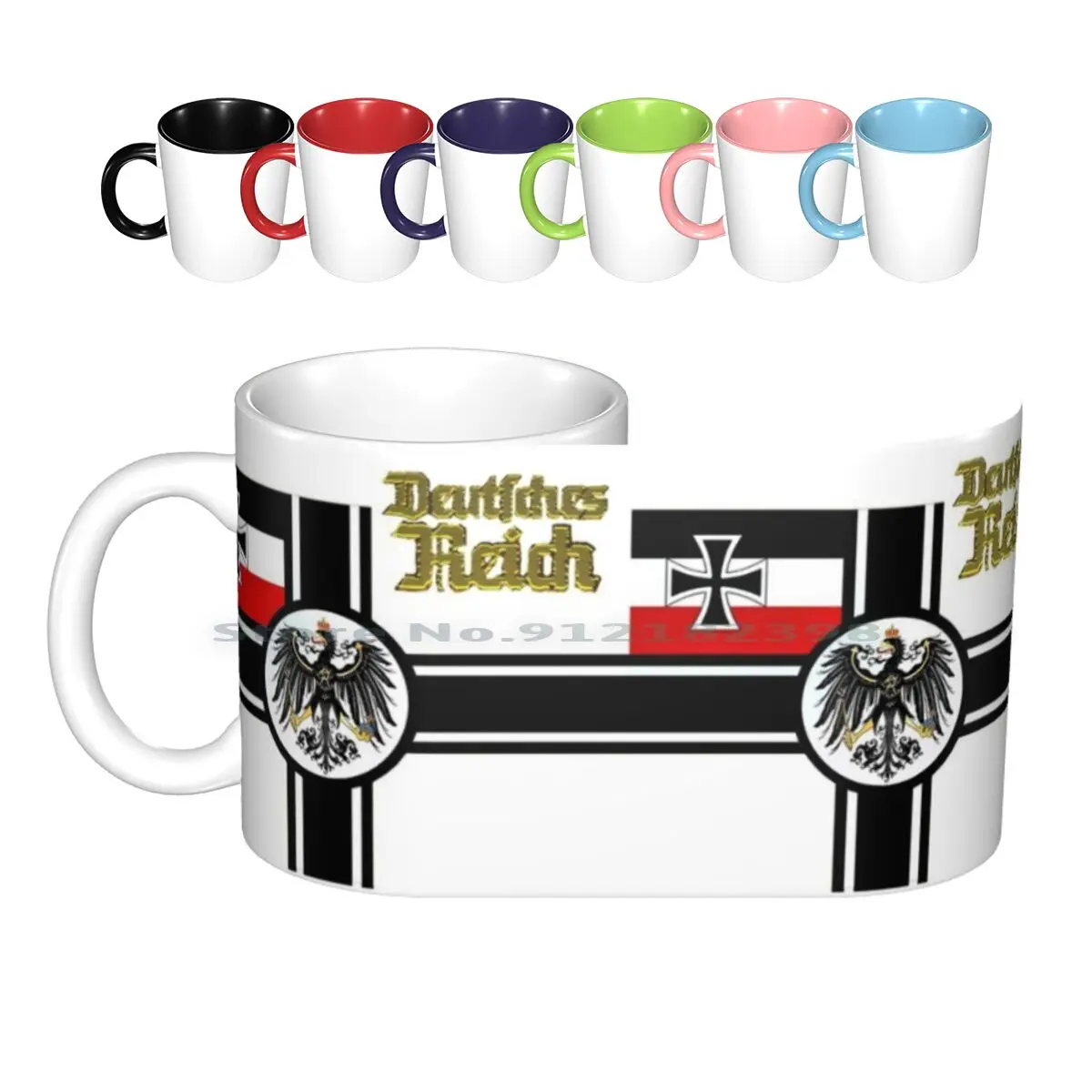 Vintage Ww1 Bandiera Di Guerra Tedesca Tazze In Ceramica Tazze Da Caffè Tazza Da Tè Al Latte Vintage Ww1 Bandiera Di Guerra Tedesca Tedesca Bandiera D