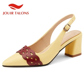 

2020 New Arrivals Fashion Plus Size 48 Pointed Toe Slingback Square High Heels Sandals Women Shoes