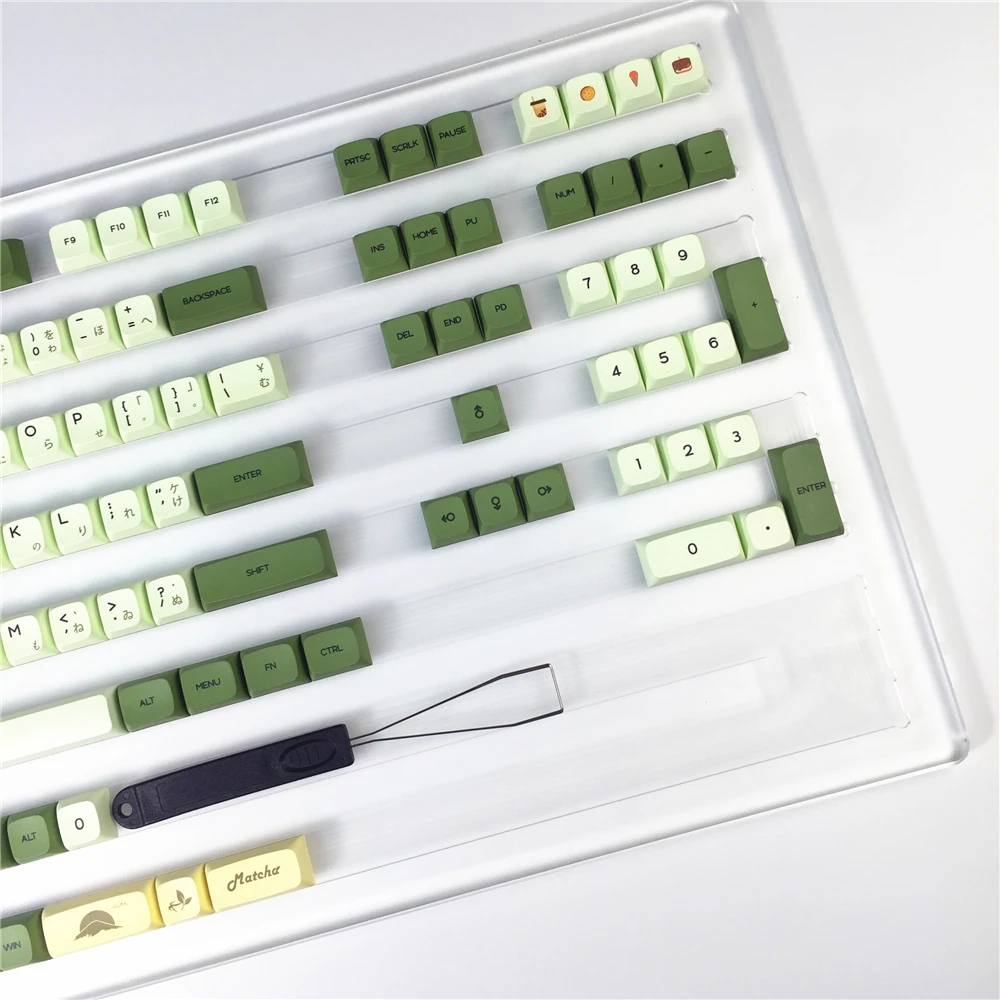 Matcha keycaps sublimação pbt semelhante xda perfil