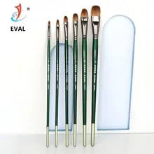 

Eval Professional High-Grade Weasel Hair Oil Painting Brush Filbert tongue peak row acrylic Paint Brushes Set Drawing Artwork