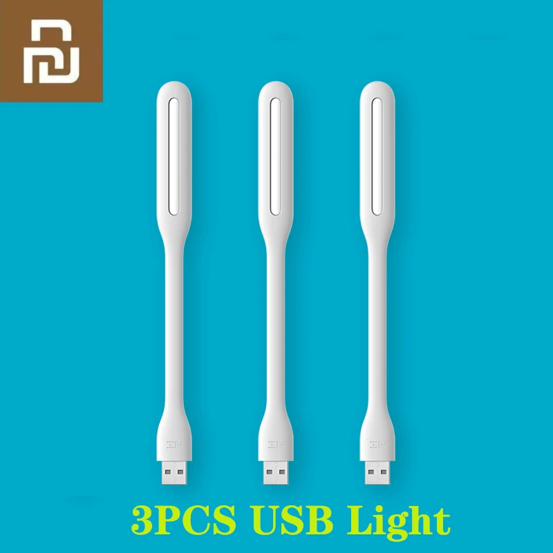 Original Xiaomi Youpin ZMI USB LED Light 5V 1.2W Portable Energy-saving Lamp For Power Bank notebook | Электроника