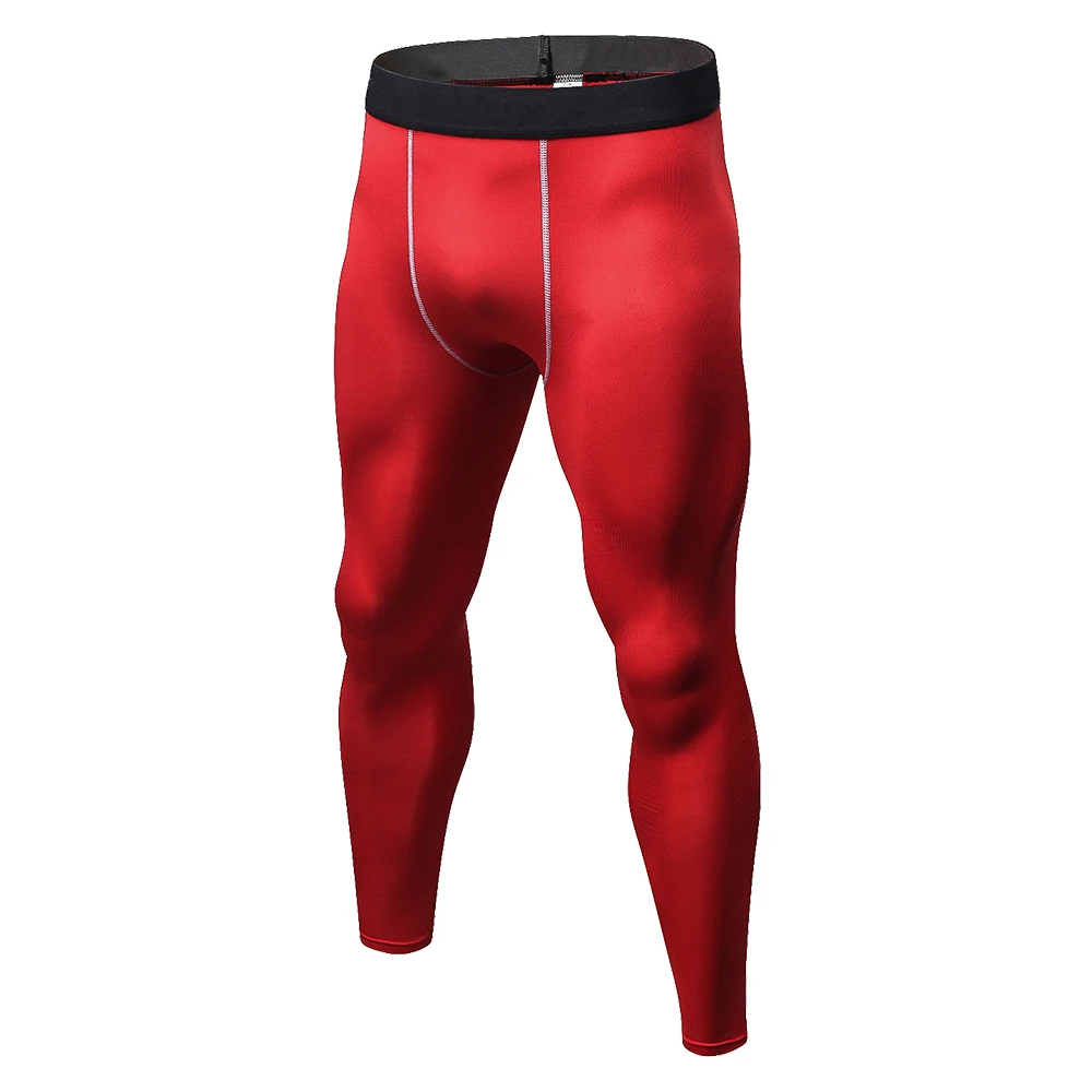 Red-pants Motorcycle Men's Thermal Underwears sets Sport Quick drying Skiing Warm Base Layers Tight Long Tops& Pants Sportswear Underwear - Цвет: Red-pants
