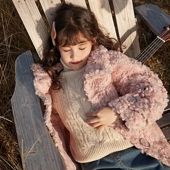 

Women's Fashion Outdoor Long-sleeved Jacket Autumn and Winter New Style Korean Style Children's Clothing Western-style