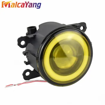 

2x NEW Angel Eyes Car styling front bumper LED fog Lights with len For Honda CR-Z 2013-2015 For Civic 2016 2017