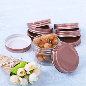 

10pcs Mason Jar Replacement Parts Leak Proof Home Reusable Canning Lids Rustproof Tinplate Storage Caps Tea Kitchen Universal