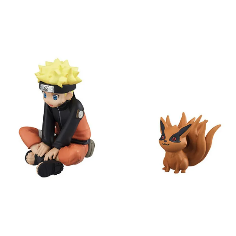 10 шт./партия фигурки Наруто ПВХ Uzumaki Naruto FigureGaara Shukaku Utakata Bijuu Kyuubi рождественские