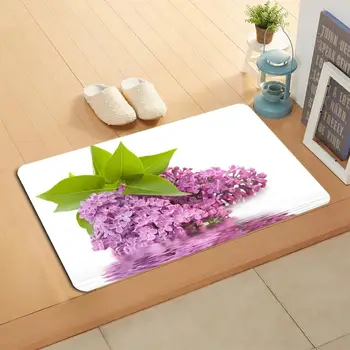 

Custom Lavender Doormat Home Decor Door mat Floor Mat Bath Mats foot pad#20-05-19-62